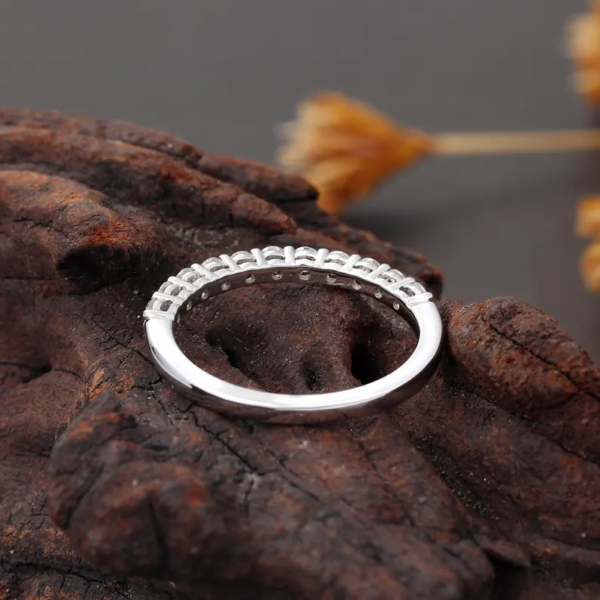 Half Eternity Stackable Ring. - Image 5