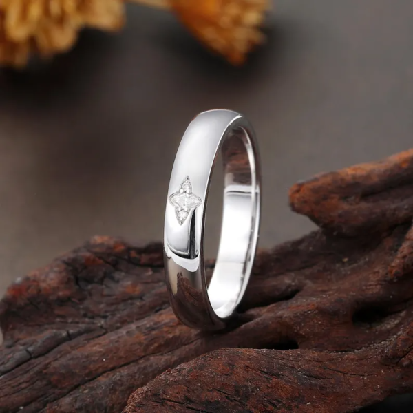Marquise Cut Lab Diamond Band. - Image 5