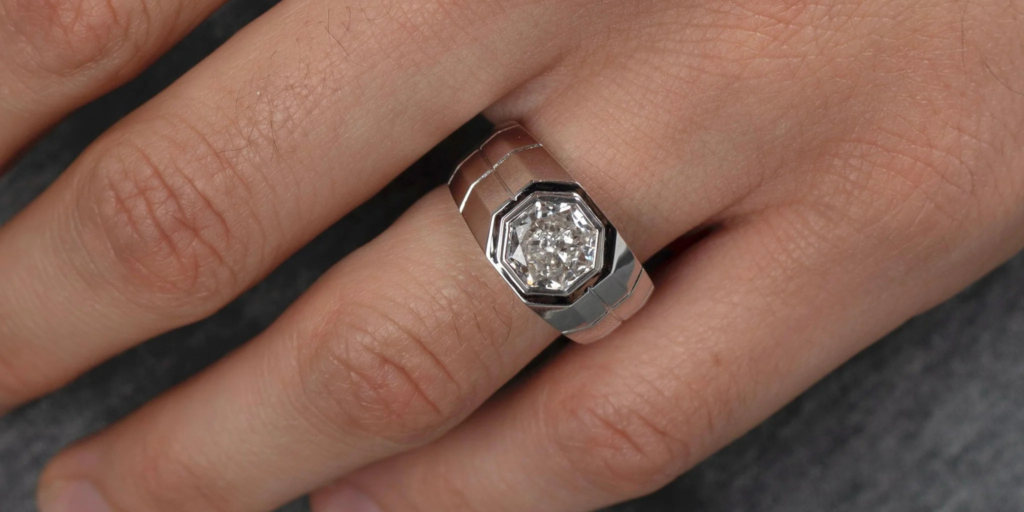 how to wear wedding band with engagement ring 