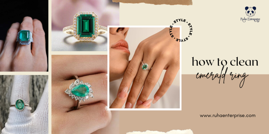 how to clean emerald ring